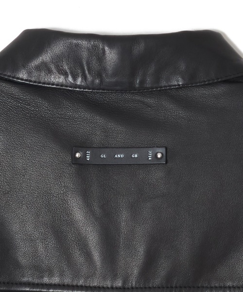 CRIMIE(クライミー)の「SHEEP LEATHER BLOUSON JACKET(ブルゾン・メンズ・ブラック・L/M/S/XXL/XL)」の6枚目の写真