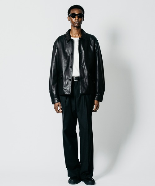 CRIMIE(クライミー)の「SHEEP LEATHER BLOUSON JACKET(ブルゾン・メンズ・ブラック・L/M/S/XXL/XL)」の8枚目の写真