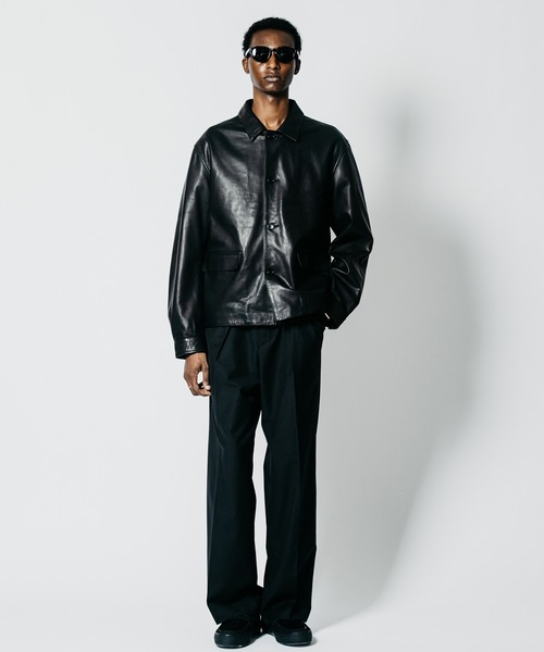 CRIMIE(クライミー)の「SHEEP LEATHER BLOUSON JACKET(ブルゾン・メンズ・ブラック・L/M/S/XXL/XL)」の9枚目の写真