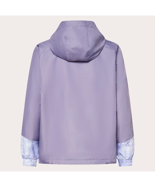 OAKLEY(オークリー)の「オークリー RADIANT SUPPLE JKT 10.0/ジャケット/スポーツ・トレーニング/レディース/OAKLEY(ナイロンジャケット・レディース・パープル/ホワイト/ブラック・L/XS/S/M)」の4枚目の写真