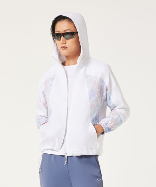 OAKLEY(オークリー)の「オークリー RADIANT SUPPLE JKT 10.0/ジャケット/スポーツ・トレーニング/レディース/OAKLEY(ナイロンジャケット・レディース・パープル/ホワイト/ブラック・L/XS/S/M)」の15枚目の写真