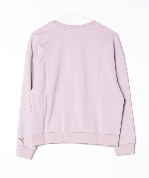 PUMA（プーマ）の「プーマ PUMA ALPEN CREW SWEAT CHILL（スウェット・レディース・ブラウン/スモークピンク・S/M/L/XL）」の7枚目の写真