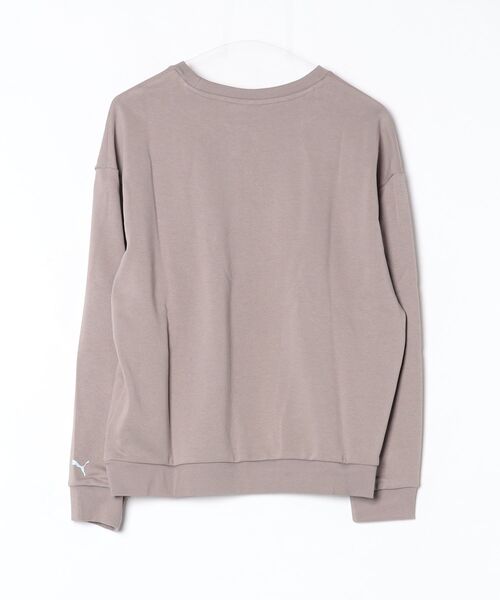 PUMA（プーマ）の「プーマ PUMA ALPEN CREW SWEAT CHILL（スウェット・レディース・ブラウン/スモークピンク・S/M/L/XL）」の5枚目の写真