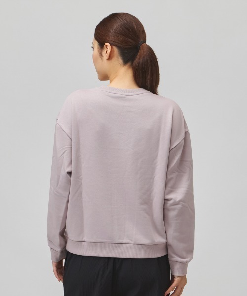 PUMA（プーマ）の「プーマ PUMA ALPEN CREW SWEAT CHILL（スウェット・レディース・ブラウン/スモークピンク・S/M/L/XL）」の9枚目の写真