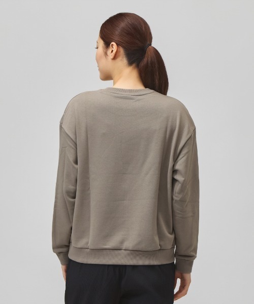PUMA（プーマ）の「プーマ PUMA ALPEN CREW SWEAT CHILL（スウェット・レディース・ブラウン/スモークピンク・S/M/L/XL）」の8枚目の写真
