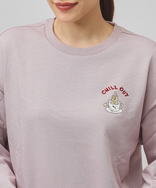 PUMA（プーマ）の「プーマ PUMA ALPEN CREW SWEAT CHILL（スウェット・レディース・ブラウン/スモークピンク・S/M/L/XL）」の11枚目の写真