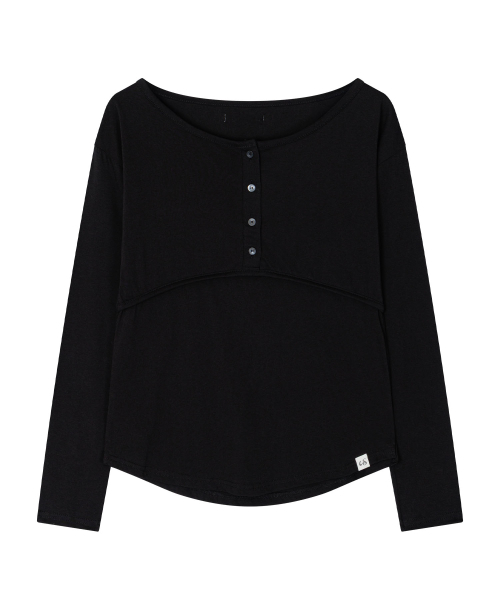 UGLY SHADOW(アグリーシャドウ)の「フラケットリップTシャツ(ブラック)(Tシャツ/カットソー・レディース・その他・FREE)」の3枚目の写真