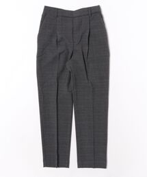 サマ見えWウール調テーパードパンツ60丈