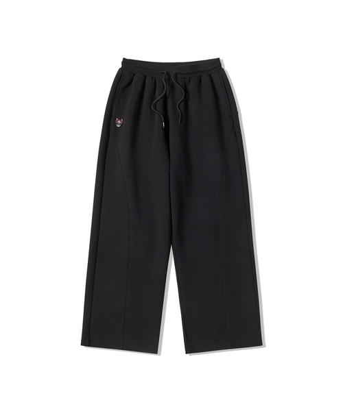 LIFE WORK(ライフワーク)の「レディース LW3 カーブドヒップドッグワッペンワイドパンツ(その他パンツ・レディース・ブラック/ベージュ・SMALL/MEDIUM)」の1枚目の写真