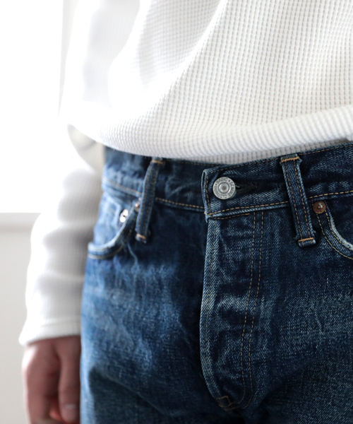 Denime(ドゥニーム)の「SlimStraightXXtype2-UsedMod-/スリムXXタイプ2(デニムパンツ・メンズ・インディゴブルー・33/30/32/34/31/36/29)」の21枚目の写真