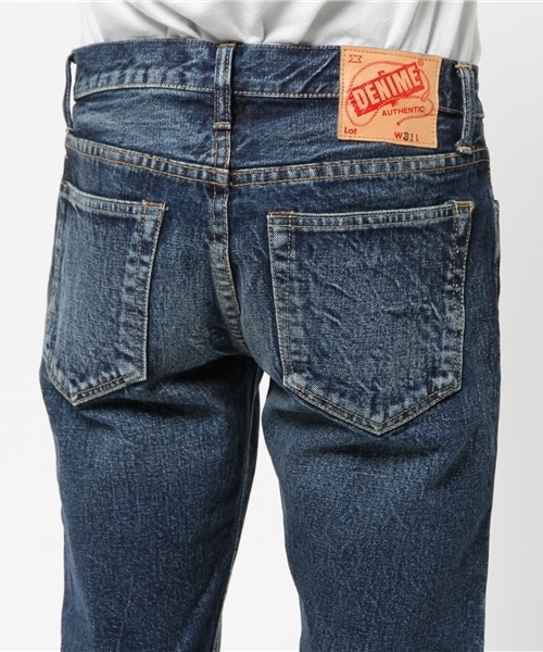 Denime(ドゥニーム)の「SlimStraightXXtype2-UsedMod-/スリムXXタイプ2(デニムパンツ・メンズ・インディゴブルー・33/30/32/34/31/36/29)」の4枚目の写真