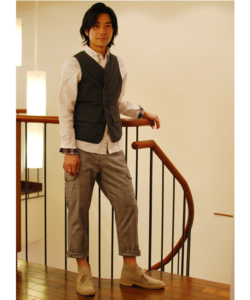 Clarks(クラークス)の「CLARKS: デザートブーツ(ブーツ・メンズ・ブラック/ブラウン/サンドベージュ/オリーブ/キャメル/ネイビー・7/7.5/8/8.5/9/9.5/6.5/10/6)」の15枚目の写真