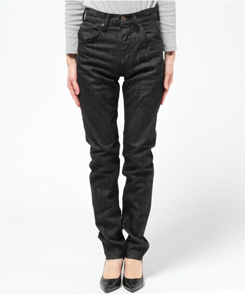 MOUSSY(マウジー)の「WAIST FIT STRAIGHT(デニムパンツ・レディース・ワンウォッシュ/ブラック・23inch/24inch/25inch/27inch/26inch)」の10枚目の写真