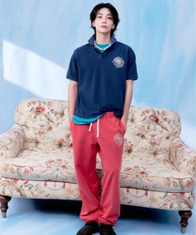 Mardi Mercredi(�}���f�B���N���f�B)�́yJEONGHAN���p�z�yUNISEX�zJOGGER PANTS LA FLEUR PIGMENT WASHING / ���j�Z�b�N�X �W���K�[ �p���c �� �t���[�� �s�O�����g �E�H�b�V���O(�X�E�F�b�g�p���c)