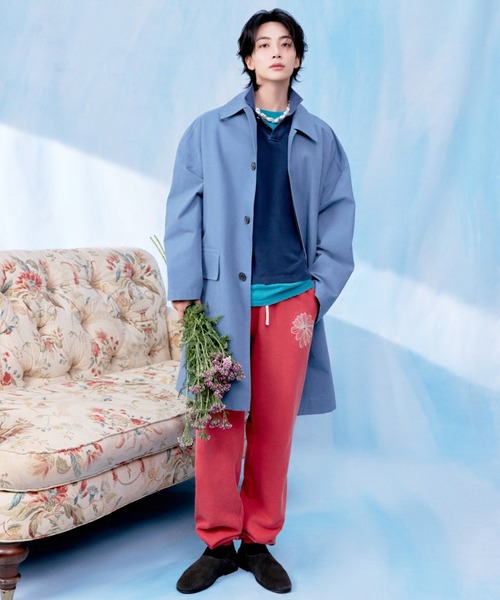 Mardi Mercredi(マルディメクルディ)の「【JEONGHAN着用】【UNISEX】JOGGER PANTS LA FLEUR PIGMENT WASHING / ユニセックス ジョガー パンツ ラ フルール ピグメント ウォッシング(スウェットパンツ・レディース・ブラック/レッド/ブルー/ネイビー・FREE)」の7枚目の写真