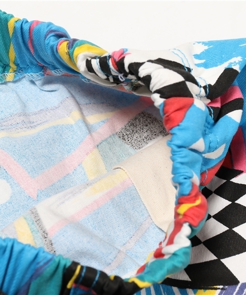 ALDIES（アールディーズ）の「Be Nice Short Pants　80's調プリント　総柄　ショートパンツ（その他パンツ・メンズ・オレンジ/ブルー系その他・X-LARGE/SMALL/LARGE/MEDIUM）」の12枚目の写真