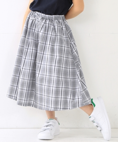 B:MING by BEAMS(ビーミングバイビームス)の「ビーミング by ビームス / マキシスカート(スカート・キッズ・ネイビー/その他1/オリーブ・110/140/120/130/90/100)」の5枚目の写真