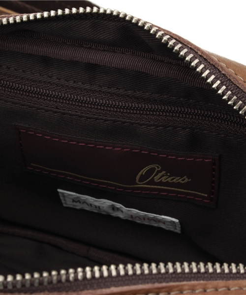 Otias(オティアス)の「オティアス Otias / シュリンクレザーオイル仕上げヨコ型ボディバッグ(ボディバッグ/ウエストポーチ・メンズ・ネイビー/オレンジ/ブラック/サックスブルー/ブラウン/グリーン/レッド・FREE)」の22枚目の写真