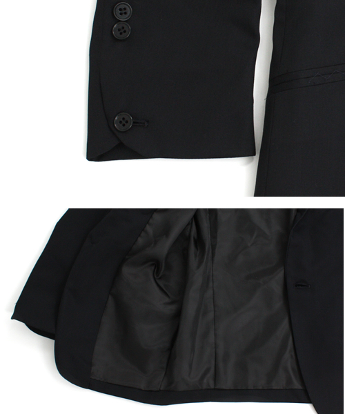 And A（アンドエー）の「7分テーラードジャケット（テーラードジャケット・メンズ・ブラック/ブラック系その他/グレー・42）」の7枚目の写真