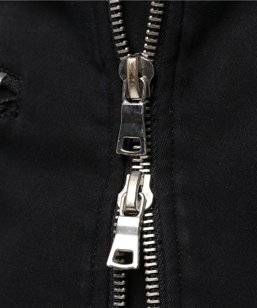 VENCEEXCHANGE(ヴァンスエクスチェンジ)の「ボンディングライダースジャケット(ライダースジャケット・メンズ・ブラック・MEDIUM/LARGE)」の8枚目の写真