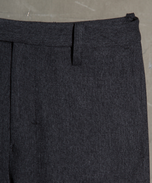NUMBER (N)INE(ナンバーナイン)の「【NUMBER (N)INE】≪STUDIOUS限定≫ストレッチウールライクスラックス(スラックス・メンズ・グレー/ブラック・3/2/1)」の5枚目の写真