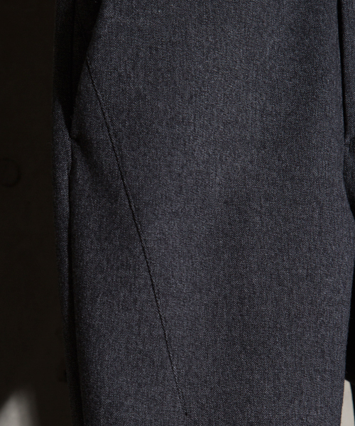 NUMBER (N)INE(ナンバーナイン)の「【NUMBER (N)INE】≪STUDIOUS限定≫ストレッチウールライクスラックス(スラックス・メンズ・グレー/ブラック・3/2/1)」の6枚目の写真
