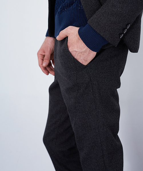 NUMBER (N)INE(ナンバーナイン)の「【NUMBER (N)INE】≪STUDIOUS限定≫ストレッチウールライクスラックス(スラックス・メンズ・グレー/ブラック・3/2/1)」の19枚目の写真
