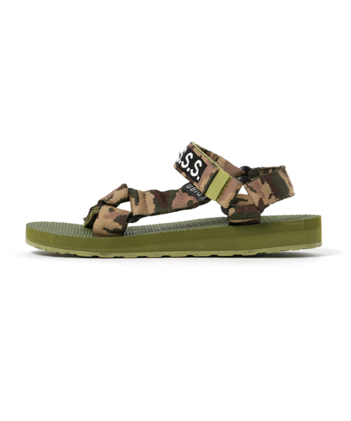 UBIQ（ユービック）の「UBIQ CRISIS Military Sandal (Olive camouflage) 【SP】（サンダル・レディース・カモフラージュ・L/S/XS/M）」の2枚目の写真
