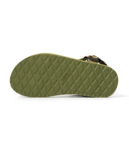 UBIQ（ユービック）の「UBIQ CRISIS Military Sandal (Olive camouflage) 【SP】（サンダル・レディース・カモフラージュ・L/S/XS/M）」の3枚目の写真