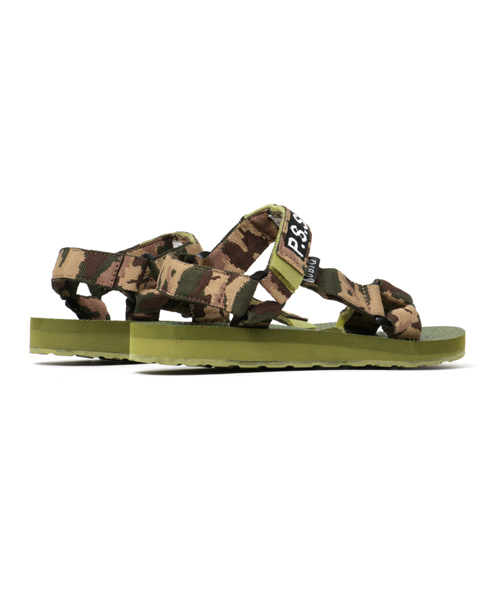 UBIQ（ユービック）の「UBIQ CRISIS Military Sandal (Olive camouflage) 【SP】（サンダル・レディース・カモフラージュ・L/S/XS/M）」の4枚目の写真