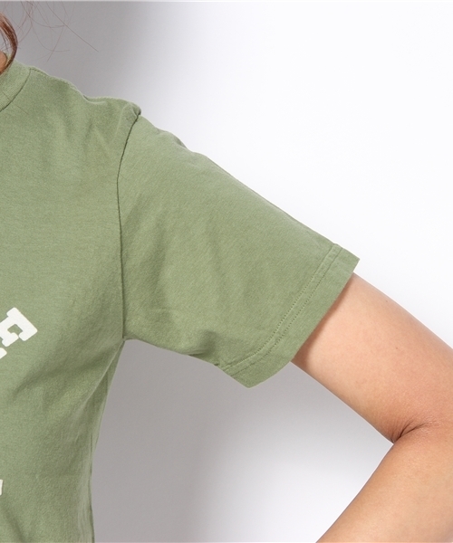 BEAMS BOY(ビームスボーイ)の「BEAMS BOY / カレッジプリント T(Tシャツ/カットソー・レディース・イエロー系その他/オリーブ/ネイビー・ONE SIZE)」の8枚目の写真