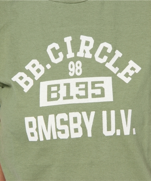 BEAMS BOY(ビームスボーイ)の「BEAMS BOY / カレッジプリント T(Tシャツ/カットソー・レディース・イエロー系その他/オリーブ/ネイビー・ONE SIZE)」の9枚目の写真