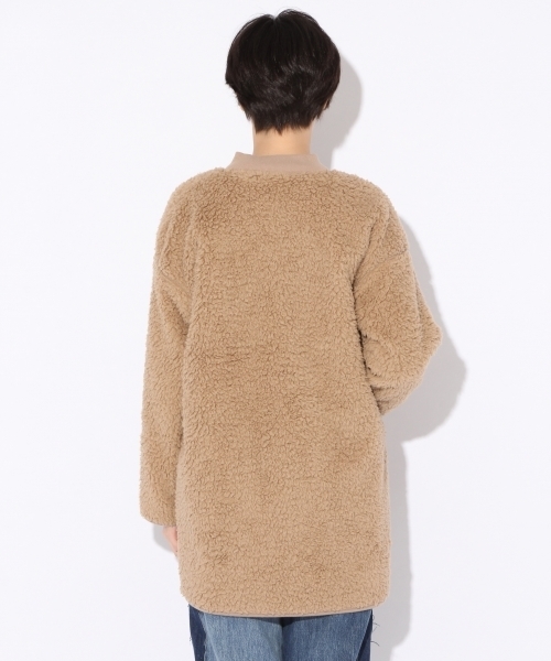 niko and...（ニコアンド）の「フリースボアリバーコート【niko and ...】（その他アウター・レディース・ベージュ/アイボリー/ネイビー・MEDIUM/LARGE）」の16枚目の写真