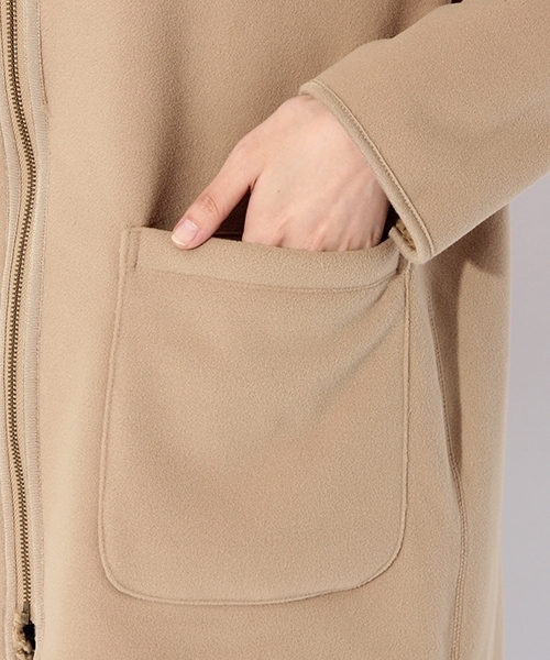 niko and...（ニコアンド）の「フリースボアリバーコート【niko and ...】（その他アウター・レディース・ベージュ/アイボリー/ネイビー・MEDIUM/LARGE）」の17枚目の写真