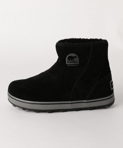 SOREL(ソレル)の「<SOREL>GLACY スエードミニブーツ ◆(ブーツ・レディース・ブラック/ブラウン・7/6/8)」の3枚目の写真