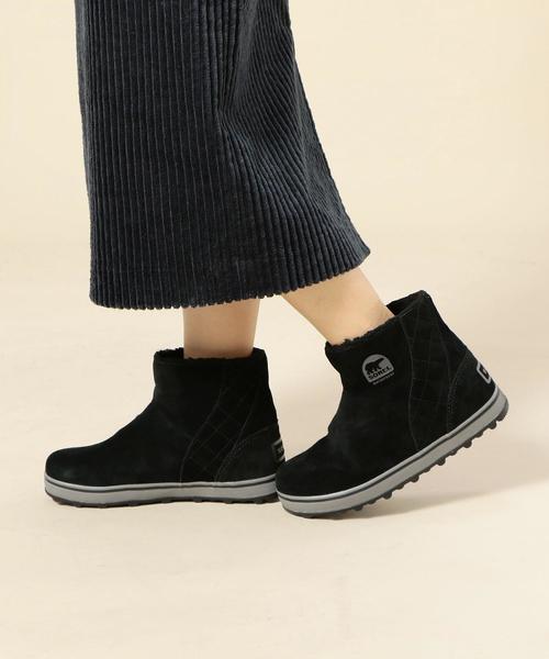 SOREL(ソレル)の「<SOREL>GLACY スエードミニブーツ ◆(ブーツ・レディース・ブラック/ブラウン・7/6/8)」の9枚目の写真