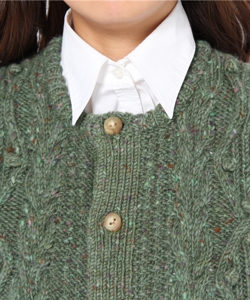 BEAMS BOY（ビームスボーイ）の「BEAMS BOY / 2G KNOLL変形編 ベスト（ベスト・レディース・ライトグレー/ライトブラウン/イエロー/グリーン/ネイビー・ONE SIZE）」の8枚目の写真