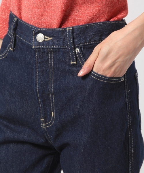 BLISS POINT（ブリスポイント）の「【Sサイズ展開】ハイウエストレギュラーデニム/779879（デニムパンツ・レディース・ネイビー/ブルー・MEDIUM/SMALL/LARGE）」の8枚目の写真