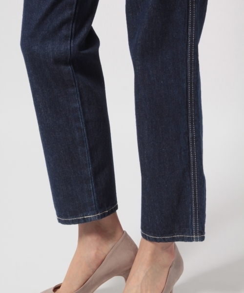 BLISS POINT（ブリスポイント）の「【Sサイズ展開】ハイウエストレギュラーデニム/779879（デニムパンツ・レディース・ネイビー/ブルー・MEDIUM/SMALL/LARGE）」の7枚目の写真