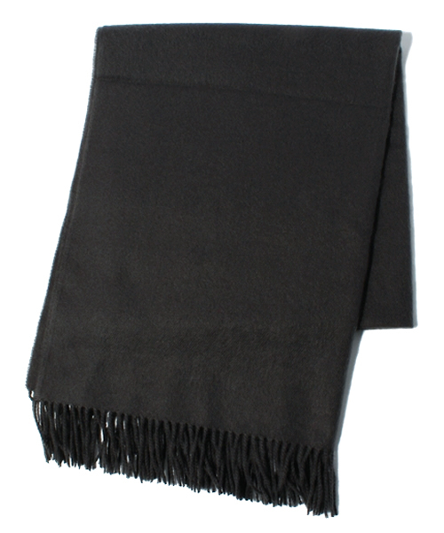 WEGO（ウィゴー）の「WEGO/無地大判ストール（ストール/ショール・レディース・ブラック/ダークグレー/ネイビー/ワイン・FREE）」の3枚目の写真