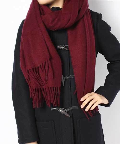 WEGO（ウィゴー）の「WEGO/無地大判ストール（ストール/ショール・レディース・ブラック/ダークグレー/ネイビー/ワイン・FREE）」の7枚目の写真