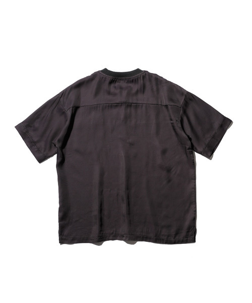 MR.OLIVE（ミスターオリーブ）の「VINTAGE RAYON TWILL / BIG SILHOUTTE PULL OVER BOWLING SHIRT（Tシャツ/カットソー・メンズ・アイボリー/ブラック/ワインレッド・LARGE/MEDIUM/SMALL）」の6枚目の写真