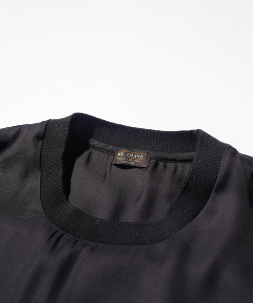 MR.OLIVE（ミスターオリーブ）の「VINTAGE RAYON TWILL / BIG SILHOUTTE PULL OVER BOWLING SHIRT（Tシャツ/カットソー・メンズ・アイボリー/ブラック/ワインレッド・LARGE/MEDIUM/SMALL）」の7枚目の写真