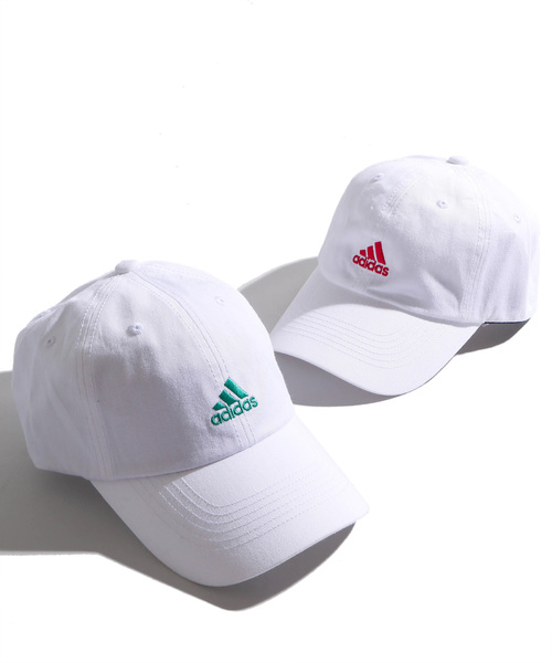 adidas（アディダス）の「∴WEGO/adidas別注LOWキャップ（キャップ・メンズ・ブラック/グリーン系その他/ホワイト/レッド系その他・FREE）」の5枚目の写真