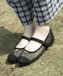 OLIVE des OLIVE | チュールドット シューズ(バレエシューズ)