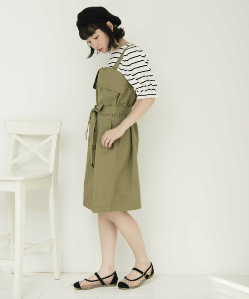 OLIVE des OLIVE（オリーブデオリーブ）の「チュールドット シューズ（バレエシューズ・レディース・オフホワイト/ブラック・SMALL/MEDIUM/LARGE）」の9枚目の写真