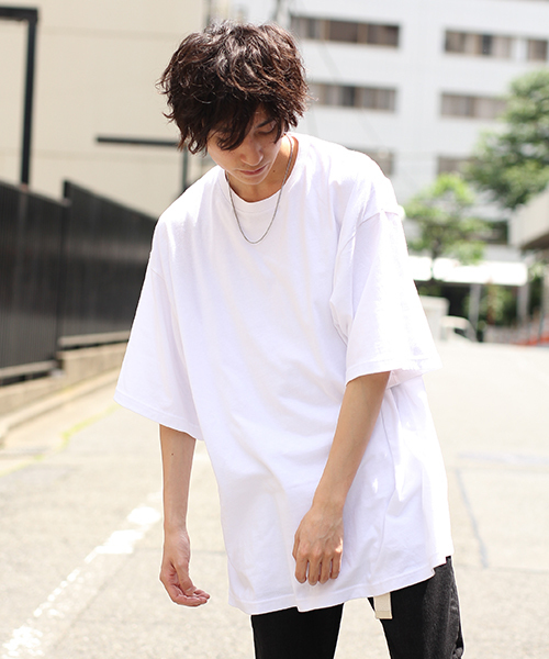 kutir（クティール）の「SUPER BIG TEE / スーパービッグTシャツ（Tシャツ/カットソー・メンズ・ホワイト/ブラック/オレンジ/イエロー・MEDIUM/LARGE）」の2枚目の写真