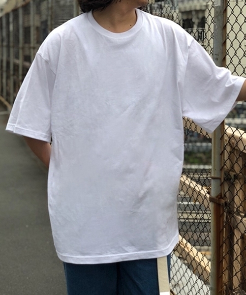kutir（クティール）の「SUPER BIG TEE / スーパービッグTシャツ（Tシャツ/カットソー・メンズ・ホワイト/ブラック/オレンジ/イエロー・MEDIUM/LARGE）」の5枚目の写真