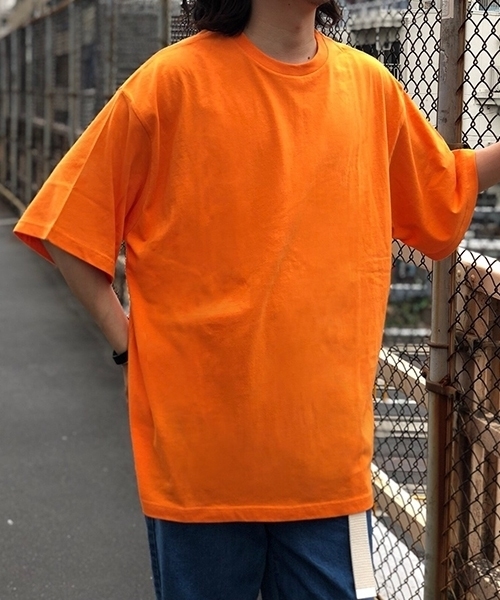 kutir（クティール）の「SUPER BIG TEE / スーパービッグTシャツ（Tシャツ/カットソー・メンズ・ホワイト/ブラック/オレンジ/イエロー・MEDIUM/LARGE）」の8枚目の写真