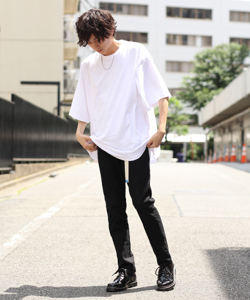 kutir（クティール）の「SUPER BIG TEE / スーパービッグTシャツ（Tシャツ/カットソー・メンズ・ホワイト/ブラック/オレンジ/イエロー・MEDIUM/LARGE）」の9枚目の写真